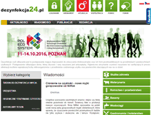 Tablet Screenshot of dezynfekcja24.pl